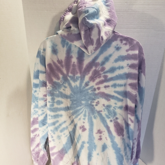 NWT Women's Pink Floyd Tie Dye Hoodie - Picture 3 of 4
